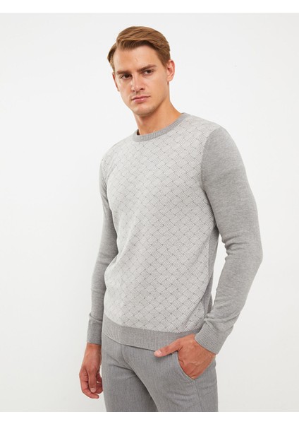 Yeni Sezon Bisiklet Yaka Uzun Kollu Desenli Erkek Triko Kazak fiyatları