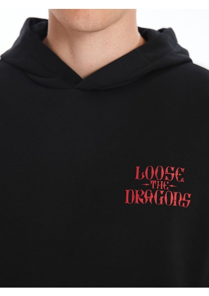 Yeni Sezon Uzun Kollu Baskılı Erkek Kalın Hoodie modelleri