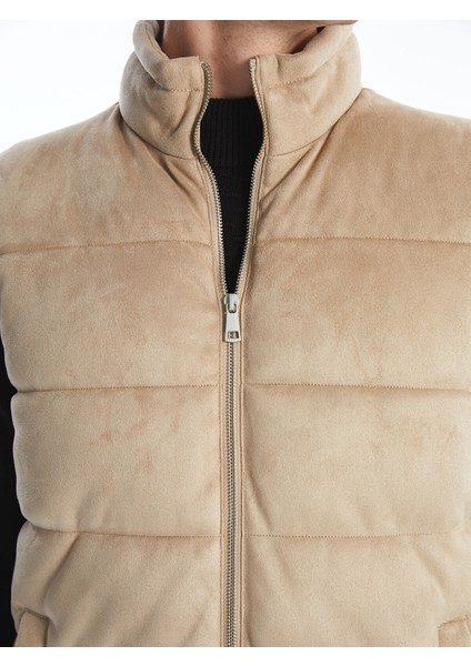 Yeni Sezon Slim Fit Dik Yaka Erkek Şişme Yelek modelleri