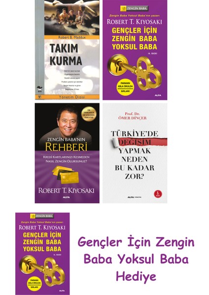 Takım Kurma + Gençler Için Zengin Baba Yoksul Baba + Zengin Baba’nın Rehberi + Türkiye'de Değişim...