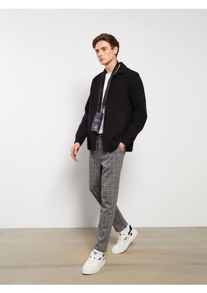 Yeni Sezon Slim Fit Ekose Erkek Pantolon