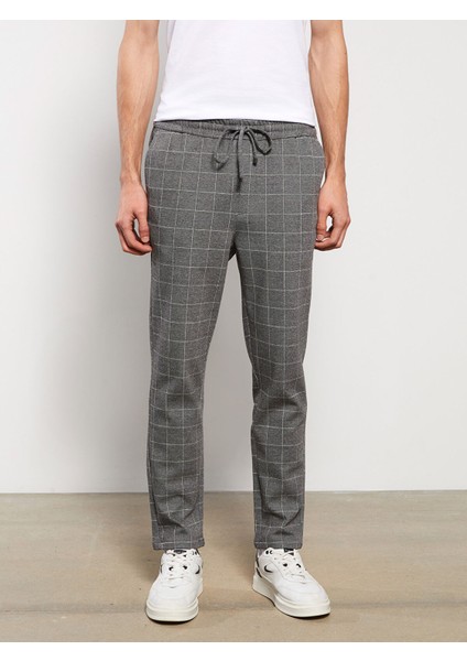 Yeni Sezon Slim Fit Ekose Erkek Pantolon fırsatları