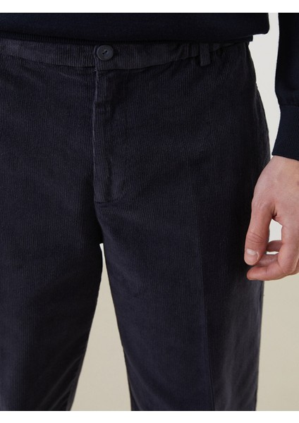 Yeni Sezon Standart Kalıp Kadife Erkek Chino Pantolon modelleri