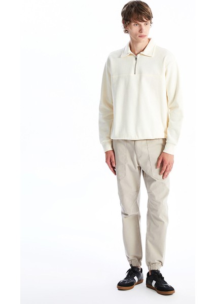 Yeni Sezon Standart Kalıp Dik Yaka Erkek Kalın Sweatshirt fiyatları