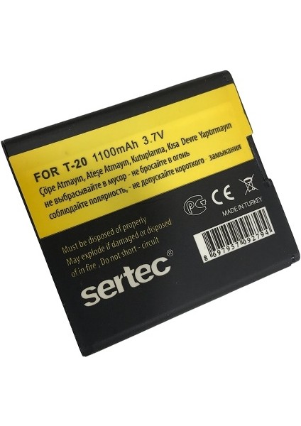 Turkcell T-20 Uyumlu Batarya modelleri