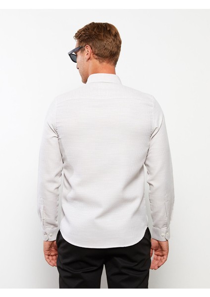 Yeni Sezon Slim Fit Uzun Kollu Poplin Erkek Gömlek indirimleri