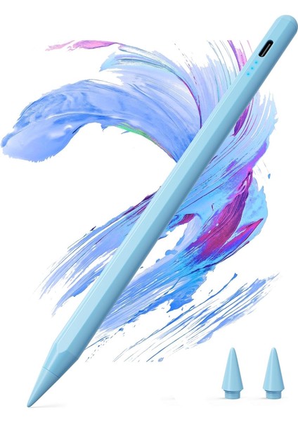 Ipad A16 Air 6/7/8/9/10/11/12. Nesil Avuç Içi Red Palm Rejection Tablet Kalemi Stylus Yazı Çizim Pen