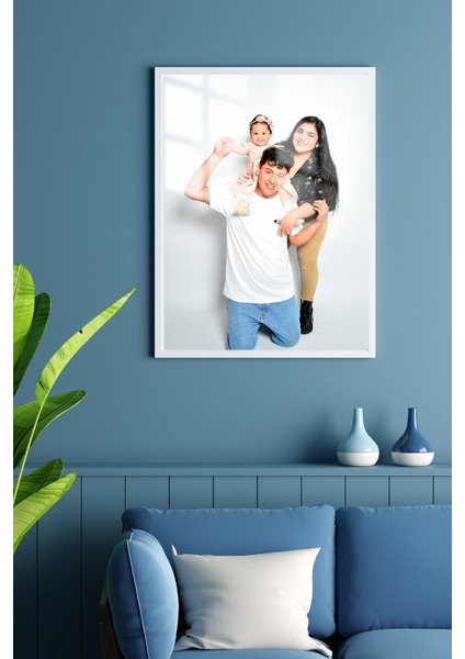Kişiye Özel Aile Hediye Çerçeveli Metal Poster Tablo modelleri