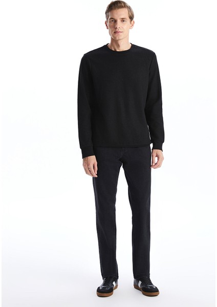 Yeni Sezon Bisiklet Yaka Uzun Kollu Erkek Sweatshirt indirimleri