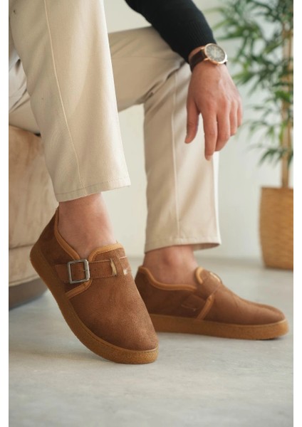 Lvsqvr Kb-Kx1 Kuback Taba Kürklü Günlük Erkek Ayakkabı (Numara: 41)