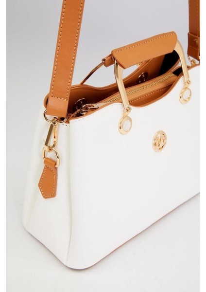 Omuz Askılı Kadın El Çanta 930534 Beyaz fırsatları
