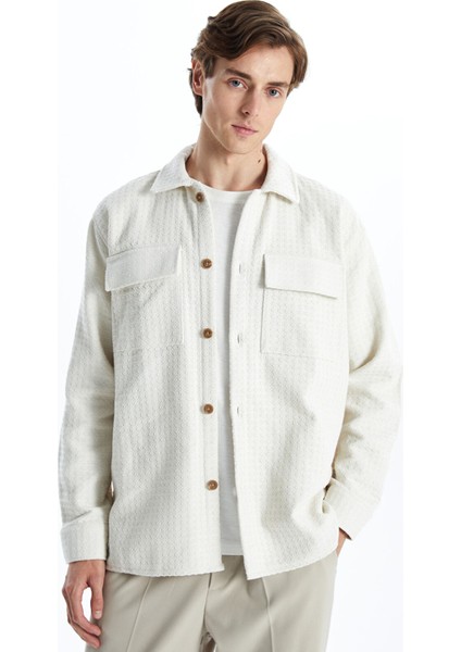 Yeni Sezon Regular Fit Uzun Kollu Erkek Gömlek Ceket