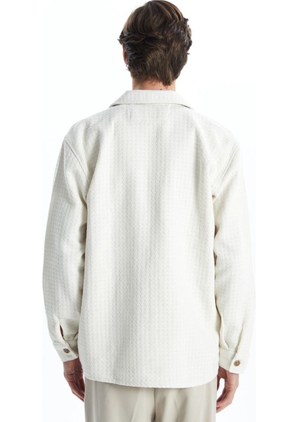 Yeni Sezon Regular Fit Uzun Kollu Erkek Gömlek Ceket fırsatları