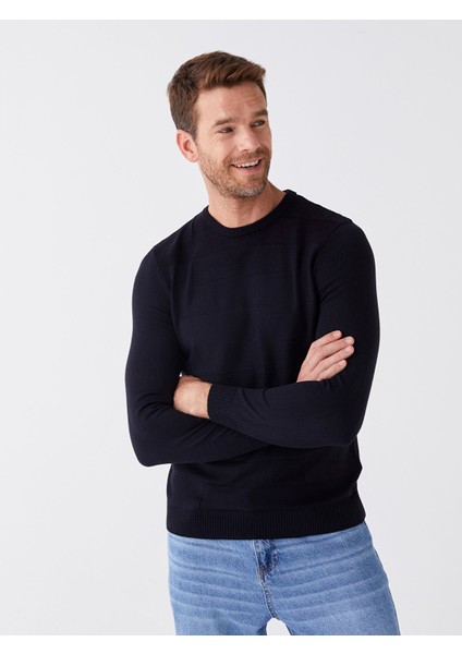 Yeni Sezon Bisiklet Yaka Erkek Triko Kazak