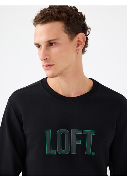 Erkek Regular Fit Erkek Sweatshirt LF2041253