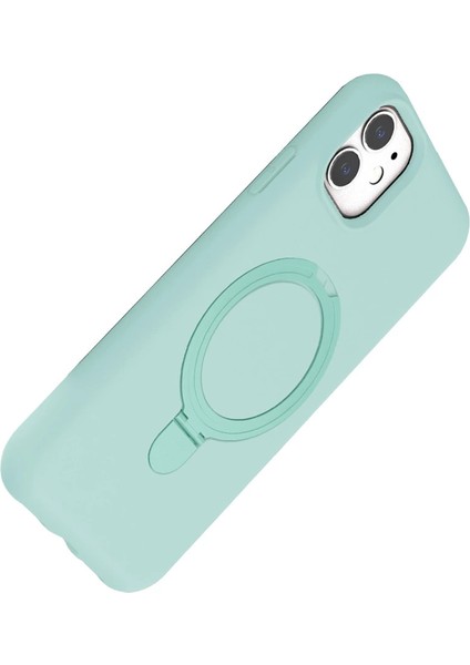 Apple Iphone 11 Regal Magsafe Standlı Kapak - Su Yeşili fiyatları