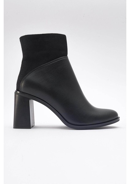 Topuklu Siyah Kadın Bot & Bootie 169-1012 modelleri