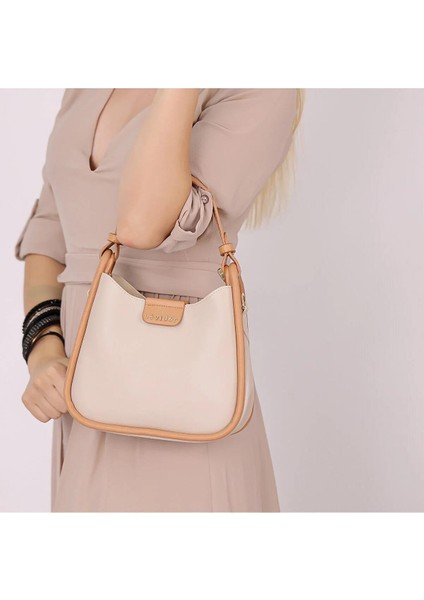 930062 Bej Kadın El & Omuz Çantası indirimleri