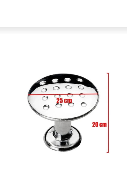 Noktalı Krom Tek Düğme Çekmece Dolap Şifonyer Kulp