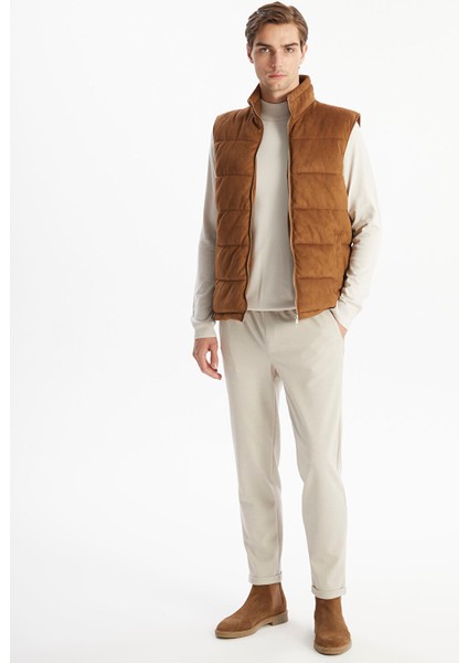 Yeni Sezon Slim Fit Dik Yaka Erkek Şişme Yelek fiyatları