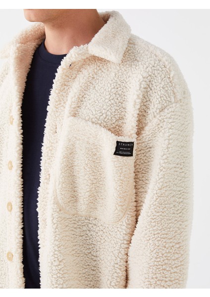 Yeni Sezon Rahat Kalıp Uzun Kollu Pelüş Erkek Gömlek fırsatları