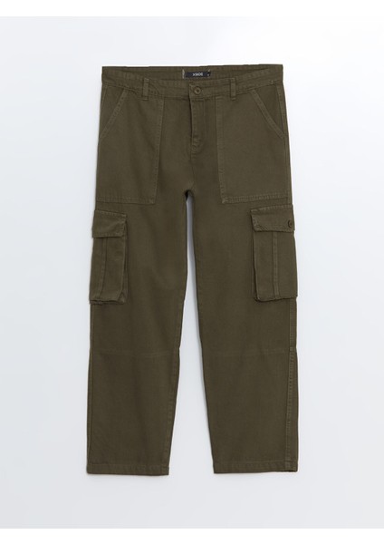 Yeni Sezon Standart Kalıp Gabardin Erkek Kargo Pantolon indirimleri