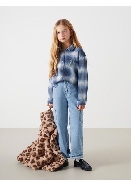 Yeni Sezon Ekose Kız Çocuk Gömlek modelleri