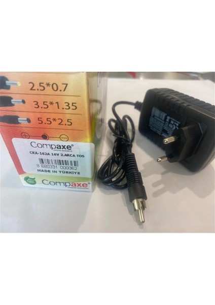 CKA-162A 32W 16V 2.5 Rca Tos Adaptör