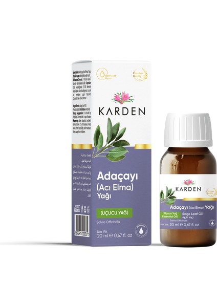 Adaçayı – Acı Elma (Uçucu) Yağı 20 ml