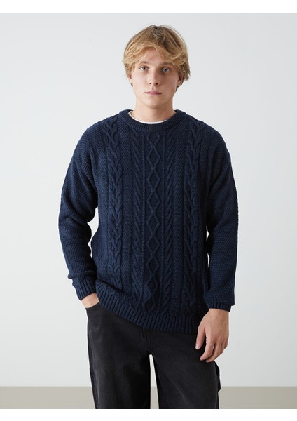 Yeni Sezon Bisiklet Yaka Erkek Triko Kazak