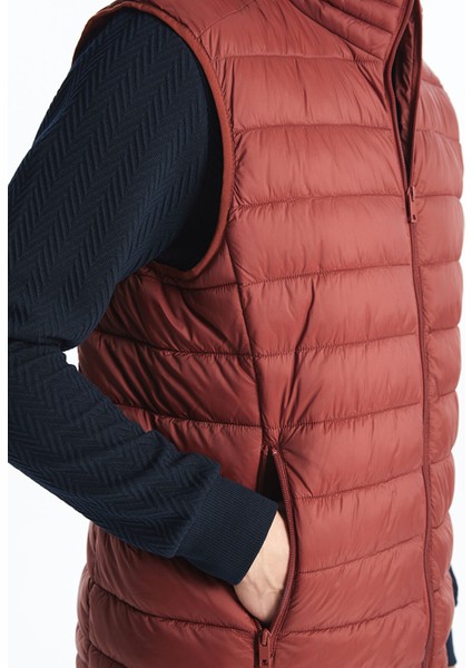 Yeni Sezon Standart Kalıp Dik Yaka Erkek Şişme Yelek modelleri