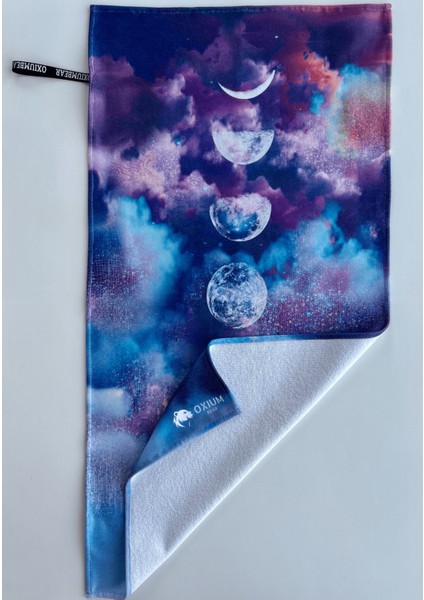 Mikrofiber, Fitness Spor Havlusu 50X90 Yoga, Pilates, Reformer, Pamuklu Özel Tasarım- Lunarıs modelleri