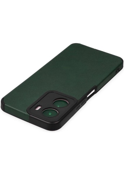 Vivo Y16 Kılıf Loop Deri Silikon - Yeşil fırsatları