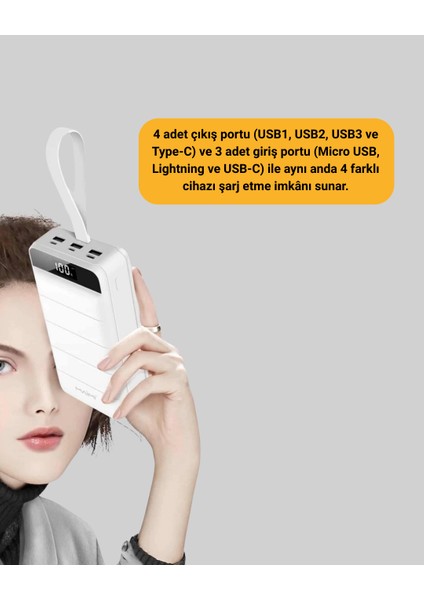 Nrtmsa 50000MAH LED Göstergeli Taşınabilir Şarj Cihazı indirimleri