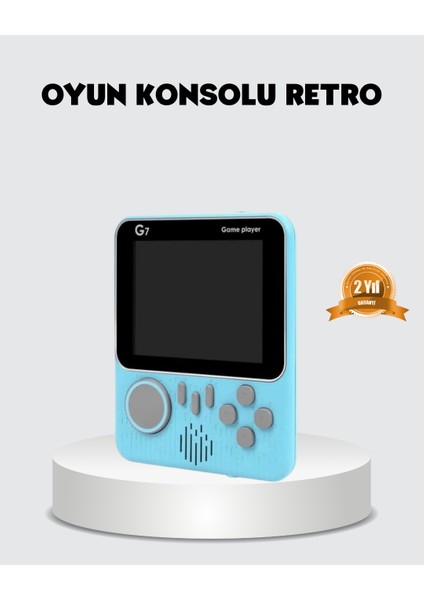Nrtmsa Taşınabilir Retro Oyun Konsolu – 3.5 Inç Lcd, 666 Klasik Oyun, Tv Destekli