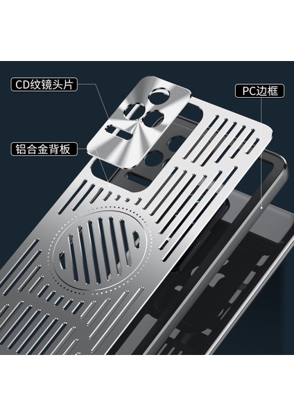 Xiaomi Redmi K50 Pro Kılıfı, Manyetik Metal Isı Dağıtıcı Koruyucu Kılıf-Siyah (Yurt Dışından) fiyatları