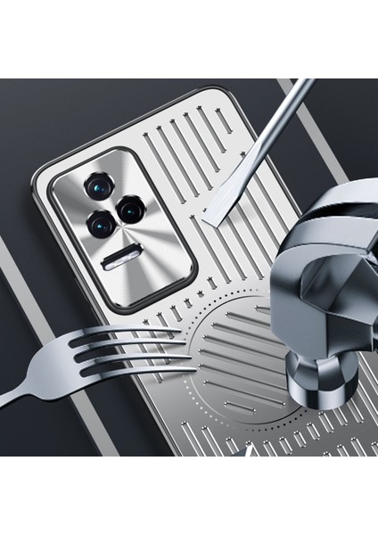 Xiaomi Redmi K50 Pro Kılıfı, Manyetik Metal Isı Dağıtıcı Koruyucu Kılıf-Siyah (Yurt Dışından) indirimleri