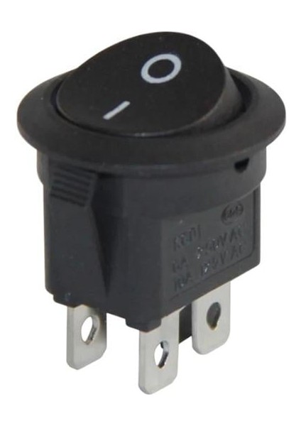 IC-133-4 Yuvarlak Işıksız 4p On-Off Anahtar
