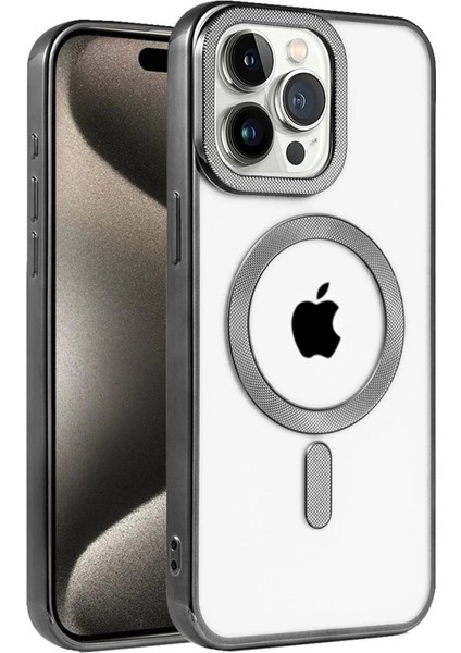 Iphone 14 Pro Max Kılıf Kronos Magsafe Kapak - Siyah