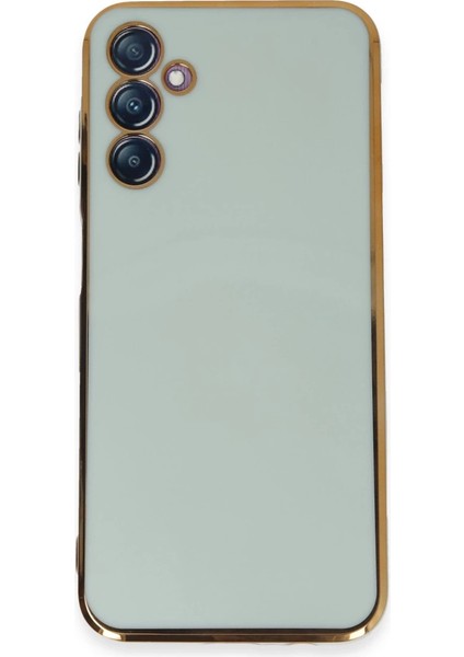 Samsung Galaxy M14 5g Kılıf Volet Silikon - Açık Yeşil