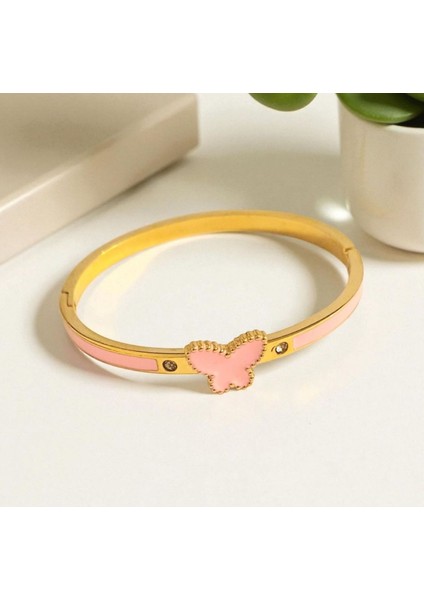 Çocuk Kelebek Figürlü Mineli Çelik Kelepçe fiyatları