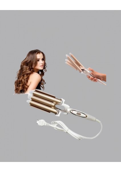Hızlı Isınan Şarjlı Saç Kıvırıcı Maşa fiyatları