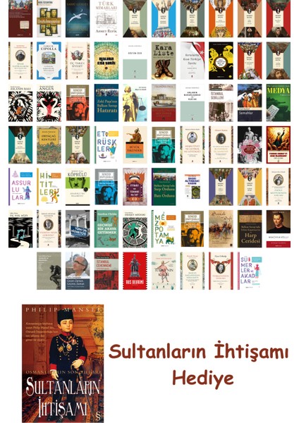 68 Kitaplık Tarih Seti + Sultanların Ihtişamı