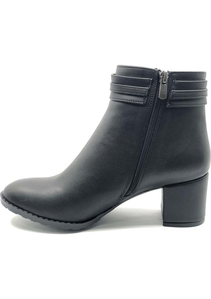 Feles Yanı Ince Taş Tokalı Klasik Topuklu Kadın Bot fırsatları