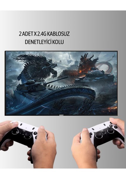 Nrtmsa Kablosuz Retro Oyun Konsolu – Binlerce Oyun ve Hd Görüntü ile Keyifli Oyun Deneyimi fırsatları