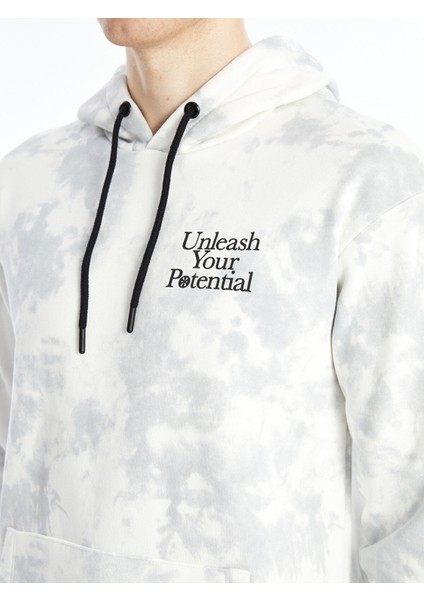 Yeni Sezon Uzun Kollu Baskılı Erkek Kalın Hoodie modelleri