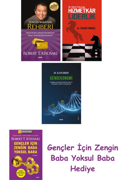 Zengin Baba’nın Rehberi + Hizmetkar Liderlik (Cep Boy) + Genoekonomi