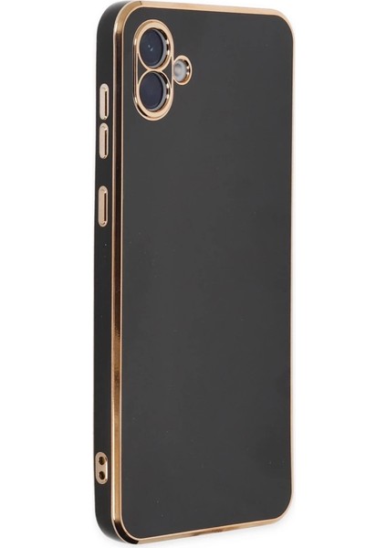 Samsung Galaxy A04 Kılıf Volet Silikon - Siyah