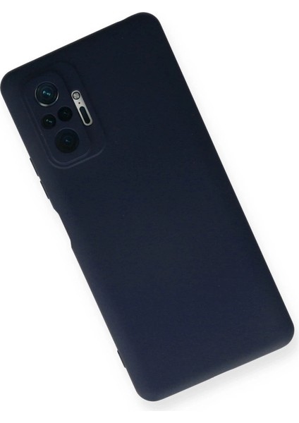 Xiaomi Redmi Note 10 Pro Kılıf Nano Içi Kadife Silikon - Lacivert modelleri