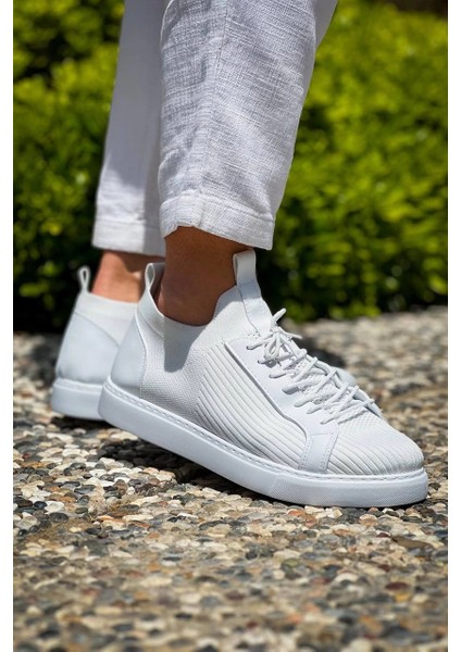 Nrtmsa KB-112 Kuback Beyaz Triko Bağcıklı Günlük Erkek Ayakkabı (Numara: 41) fiyatları